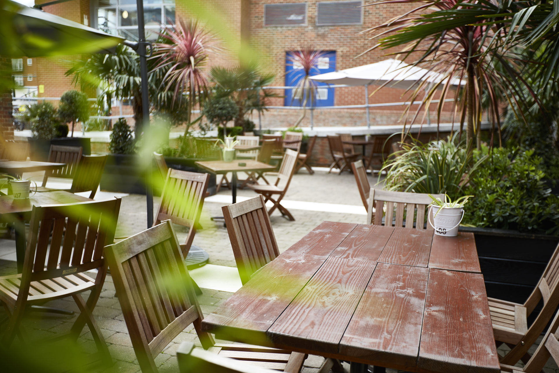 Book an outdoor table